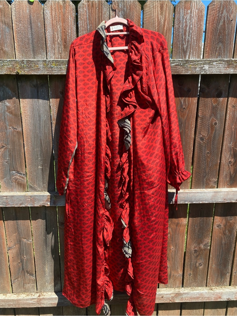 Kantha Bae One Size Silk Duster